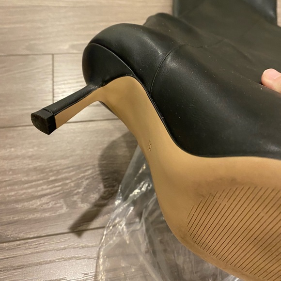 H&M leather black boots 38 - Picture 9 of 10